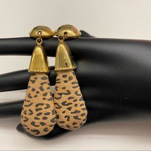 Leopard Print Earrings